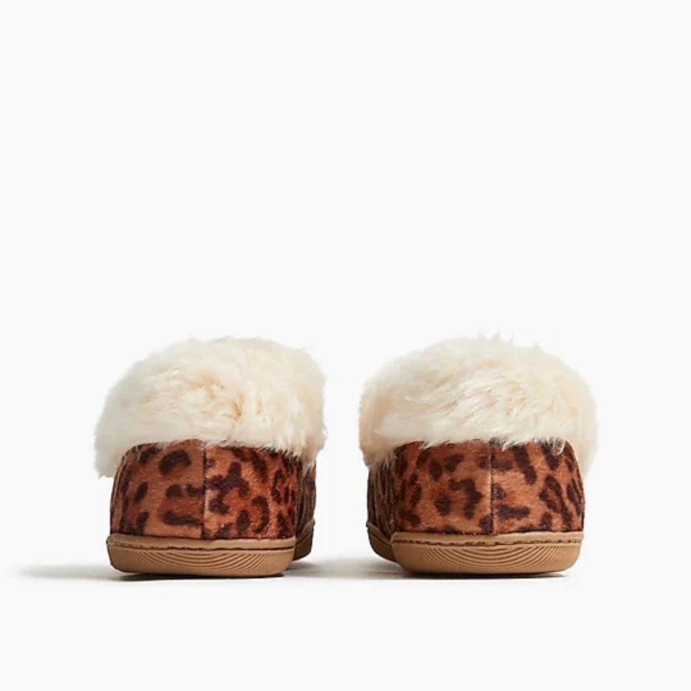 JCREW NWT Leopard Slippers Size 11 - Picture 5 of 5